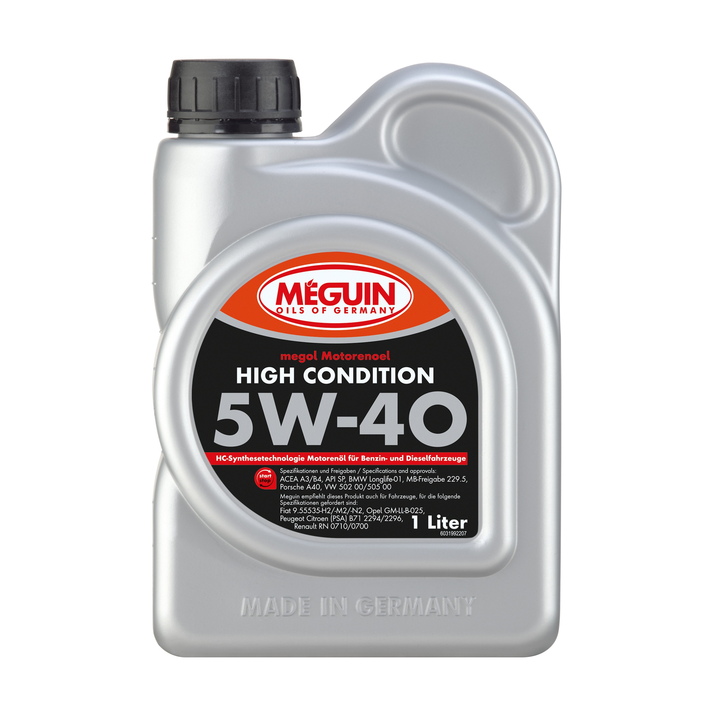 Олива моторна Meguin HIGH CONDITION SAE 5W-40 1 л